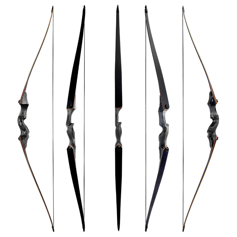 Long bow Junxing Black Hunter 60″ Take Down Right Hand | SAMAG