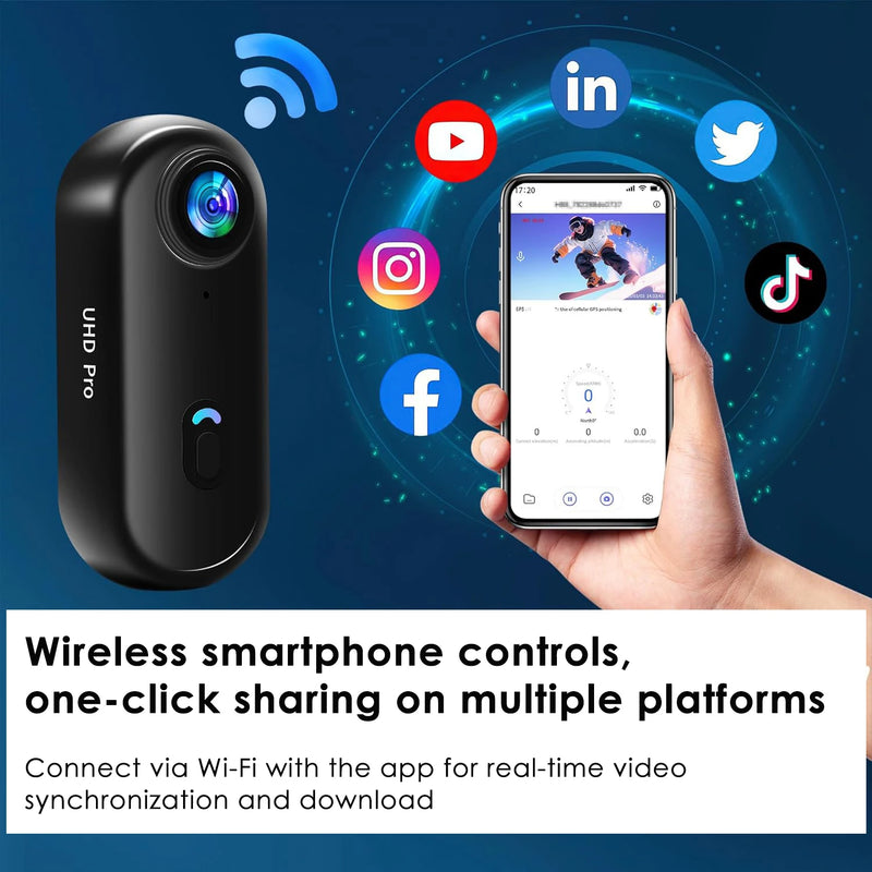 Action Camera Ultra HD 4K 1080P WiFi Sport Cam Waterproof Helmet Motorcycle Video Recording H88 Cameras Mini Body Camera