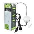LED Wall lamp 3W Modern Bedroom Bedside Reading Study Book Lamp Black Silver Light Body wall light EU US Plug Cord