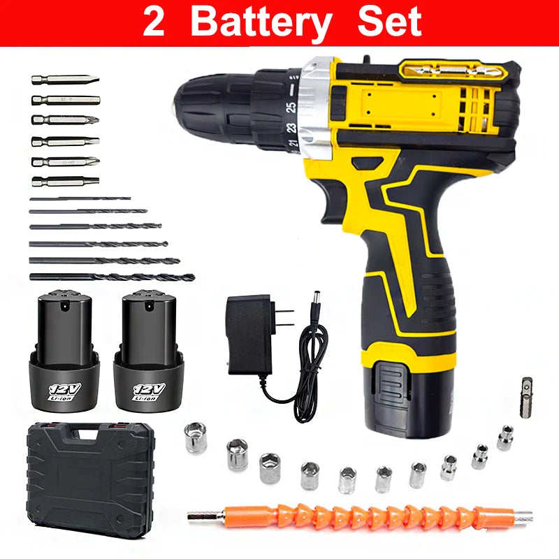 Lithium Electric Drill 26Pcs /31Pcs Screwdriver Hand Tool Set Multifunctional - View 9 | SAMAG