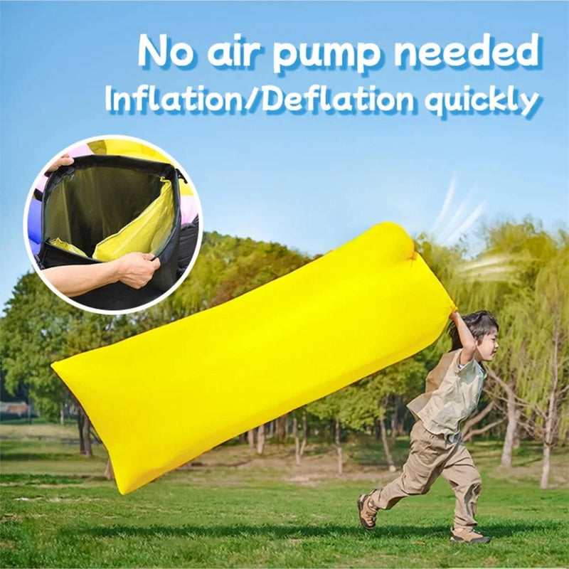 Portable Air Sofa Waterproof Fast Inflatable Lounger - View 3 | SAMAG