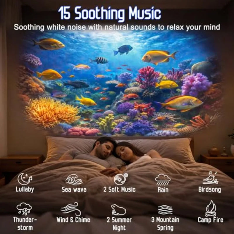 Upgraded Planetarium Projector with Noise and Bluetooth Speaker, Astronaut Space Light Galaxy Projector for Bedroom, Ceiling St