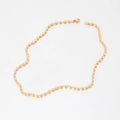 XP Jewelry -- 45 cm x 3 mm 18 k Gold Plated Beads Chains Necklaces for Women Men Matching Pendants