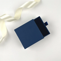 1PCS Free Custom Logo Paper Box Necklace Ring Box With Sponge Drawer Box Personalized Exquisite Jewelry Packaging Pack 8*8 10*10