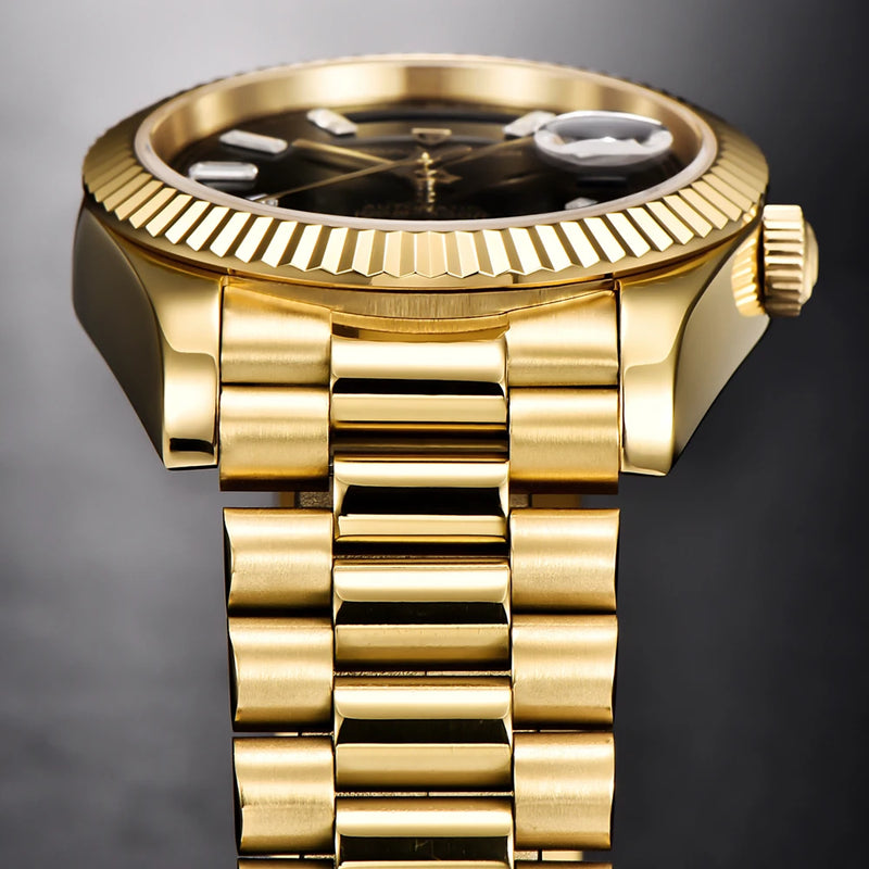2026 New PAGANI DESIGN DD36 Mens Mechanical Watches Gold Luxury Automatic Watch For Men AR Sapphire Mirror Waterproof Gift Clock