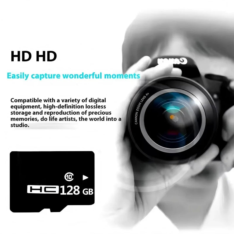 Memory Card High Speed C10 SD Card 128GB 64GB 32GB U3 A2 Flash Memory Card Micro Tarjeta SD For camera