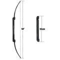58'' Folding Archery Bow 35lbs 60lbs Straight for Outdoor | SAMAG