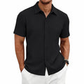 European and American Men's Casual Jacquard Shirt Summer | SAMAG