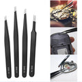 6Pcs/Set 3D Printer Parts Tool Tweezers Anti-Static Precision Maintenance Tweezers Model Making Repair Tool Filament Cleaning