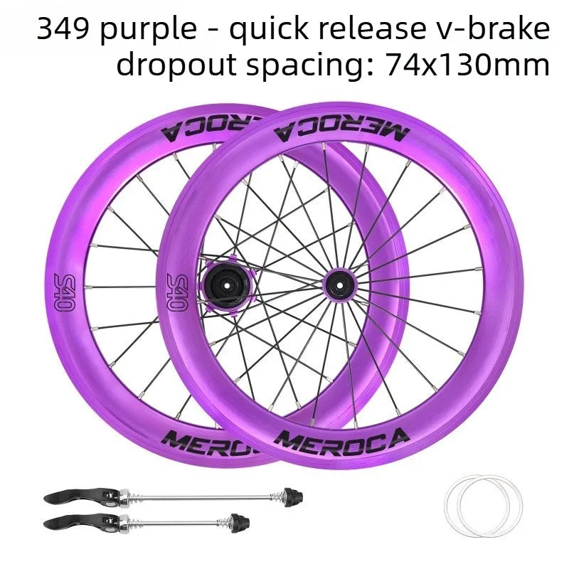 Foldable Bicycle Wheel 20 Inch 406 451 349 Small Deep Rim - View 7 | SAMAG