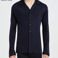 Birdtree 30MM 25%  Silk Pajamas Set Men's Knitted Long Sleeve Comfortable Large Size Casual Home Clothes S41111QC
