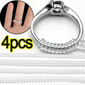1/4pcs Ring Size Reducer Tools Spiral Spring Based Rings Adjust Invisible Transparent Tightener Resizing Tool Jewelry Guard