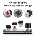 RGB Bluetooth Macro Mechanical Keyboard 3 Key Custom Programming Hotswap Red Switch Gaming Photoshop Keypad