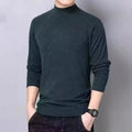 Thicken Fleece Lined Thermal Pants Men Slim Fit Double Sided Brushed Velvet Inner Wear Seamless Cold Resistant Autumn Pants Set