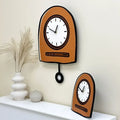 New Korea Cartoon Wall Clock Living Room Clocks Home Decor Digital Clocks Modern Design Swinging Pendulum Clock Home Decoration