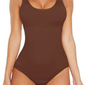 Body Shapewear for Women Seamless Solid Shaping Full Bodysuit Neck Tummy Control Slimming Body Shaper Underwear & Shapewear