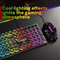 Gaming Keyboard Mouse Headset Combo Wired 3.5mm Red Gaming Headphones Set for PC Laptop PS4 Xbox Gaming Setup Back to School Student Gamer Gift