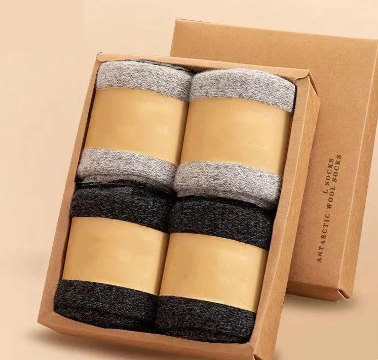 4Pairs/Lot Men's Winter Super Thick Thermal Socks Wool | SAMAG