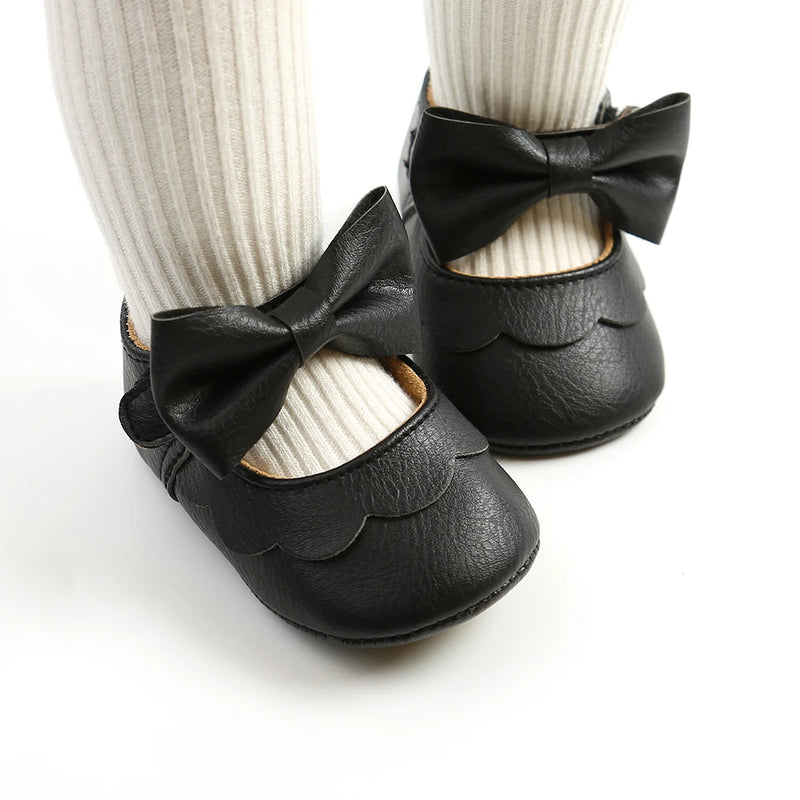 Baby Casual Shoes Infant Toddler Bowknot Non - slip Rubber - View 6 | SAMAG