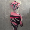 Women's Scarf Swimsuits with Letter Signature Logo Lady | SAMAG