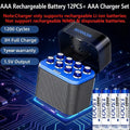NOHON Rechargeable Lithium Battery AA 3600mWh/AAA 1300mWh Original Batteries High Capacity 1.5V Battery for Mouse Remote Control