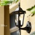 Europe Style Retro E27 Wall Lamp Courtyard Garden Outdoor Waterproof Lighting Aisel Stairs Residential Balcony Porch Fixtures