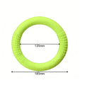 Waterproof Floating EVA Dog Training Flyer Interactive Tug Ring Chew-Resistant Flying Disc Multi-Functional Fitness Toy for Pets