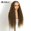 Noble Twist Braided Wigs 13X4 Box Braided Lace Wig For Black Women Synthetic Lace Frontal Wig Faux Locs Wig Goddess Braids Wigs