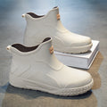 Unisex Short Outdoor Rain Boots, Anti-Slip Wear-Resistant Waterproof Shoes, Casual Wading Boots for Fishing & Work