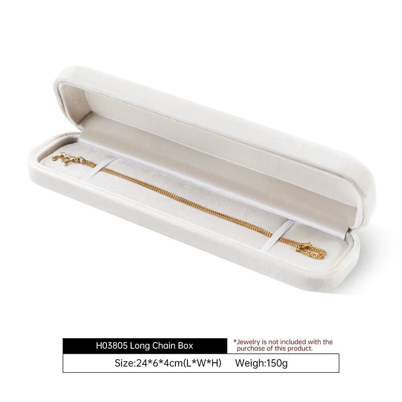 Yinbeini Wedding Ring Box Velvet Jewelry Box Collection Bracelet Necklace Pendant Storage Case Jewelry Display Organizer H030