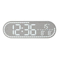 Large Digital Wall Clock Temperature and Date Week Display Electronic LED Table Alarm Clocks Brightness Adjustable 12/24H Format