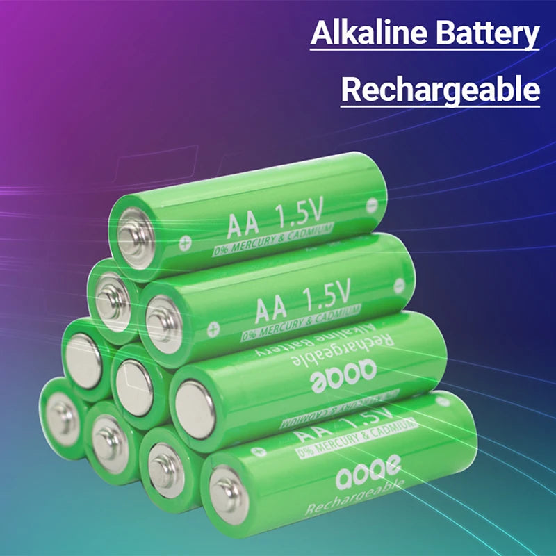 1.5V Rechargeable AA    AAA 4.8-3.8Ah Battery For Torch Toys Clock MP3 Player Replace Ni-Mh Battery