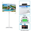 22-Inch Portable Interactive Mini Mobile Smart TV Display Screen with Rollable Stand Follow-by-Me Function