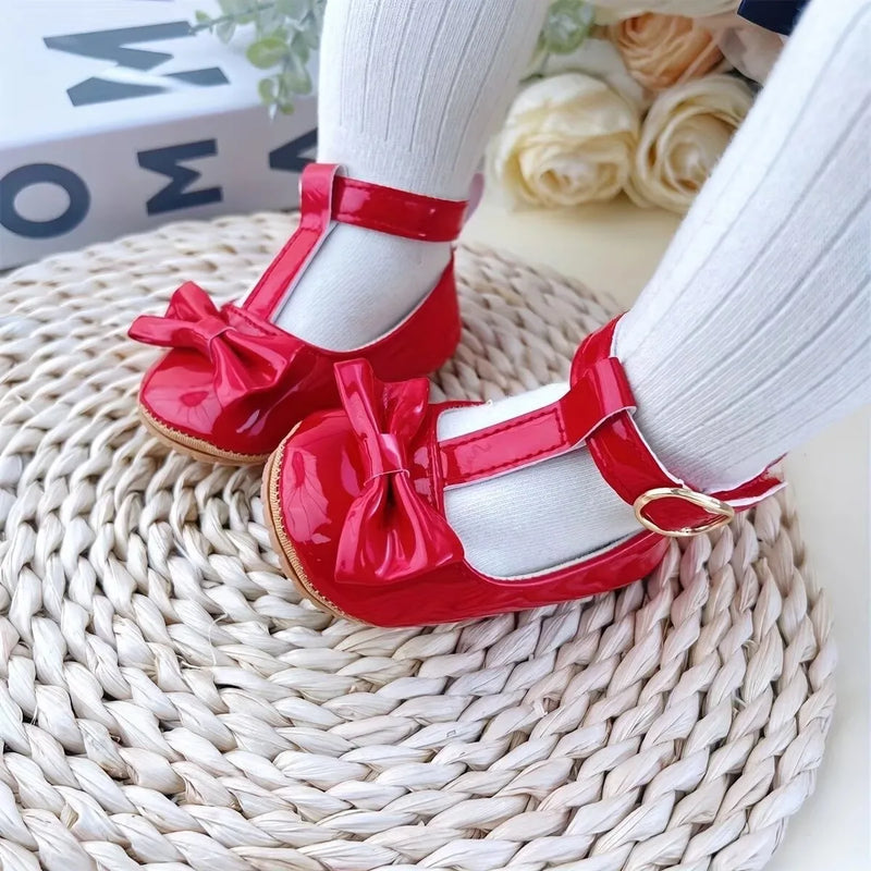 Baby Girl Casual and Comfortable Solid Color Mary Jane - View 8 | SAMAG