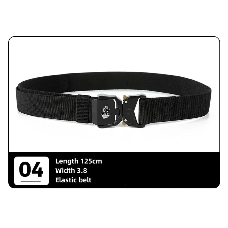 New Tactical Belt Quick Release Elastic Belt Casual Tooling Training Belt Men's Trousers Belt TL456
