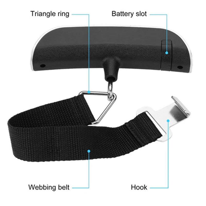 Boarding Portable Scale Digital LCD Display Electronic Luggage Hanging Suitcase Travel Weighs Baggage Bag Weight Balance Tools