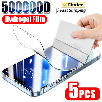 Full Cover Hydrogel Film For iPhone 13 12 11 14 15 | SAMAG