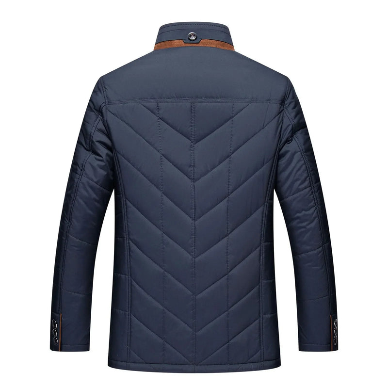 Men'S Down Jacket Casual Thickened Cotton Padded Jacket Fashion Winter Warm Thermal Fleece MenS Jacket