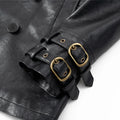 Game Biohazard Resident 9 Requiem Leon Scott Kennedy Cosplay Costumes Black Faux Leather Jacket With Faux Fur Collar For Man