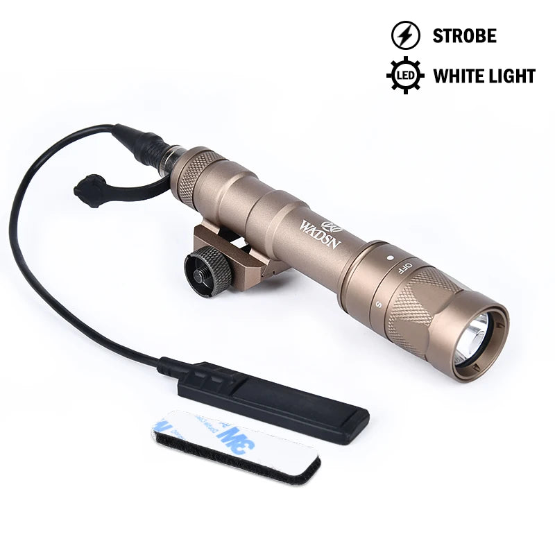 Strobe Flashlight Surefir SF M300 M300W Scout Light WADSN Tactical Torch M600 M600W LED White Lamp Hunting Camping Airsoft X300