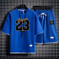The summer new men's set features street fashion casual comfort softness breathability and 3D digital - View 7 | SAMAG