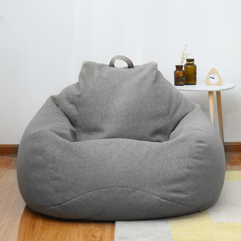 1/2Pcs Lazy Sofa Cover Soft Comfortable Sofa Chair Decorative Breathable Chair Sofa Cover with 3 Side Pocket for Furniture Decor