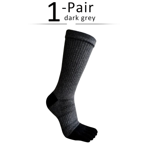 Pairs Man 5 Finger Socks Long Compression Sweat-Absorbing | SAMAG