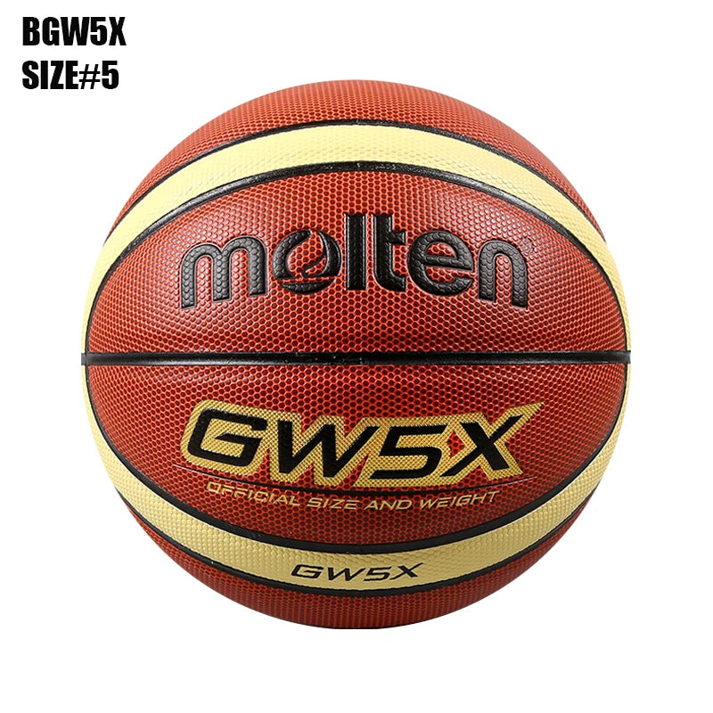 Molten Original Basketball Balls Size 7/6/5 PU Material | SAMAG