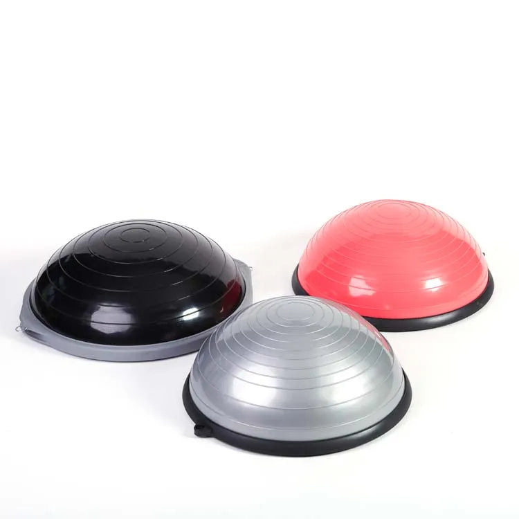 Explosion-proof Pilates Jump Ball Hemisphere Yoga Sponge Handle Balance Hemisphere Pilates Wave Speed Ball
