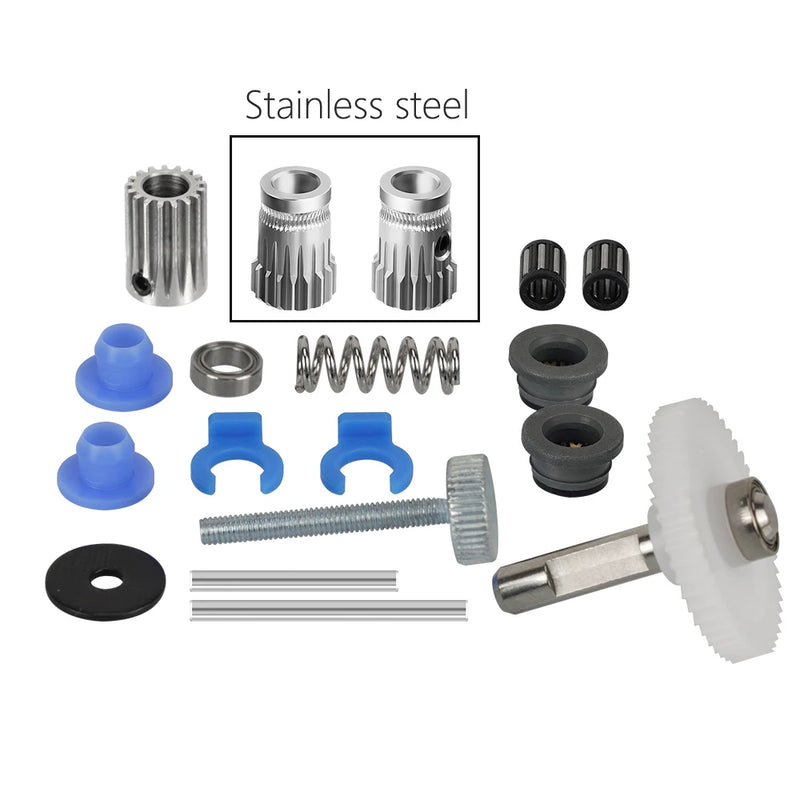 BMG Extruder Kit Dual Drive Gear Hardened Steel Upgrade - Visuel 9 | SAMAG