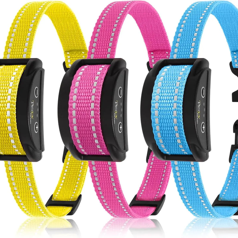Dog Anti Bark Collar Pet Anti-barking Device 8-27 Inch Dog Collar Dog Stop Bark Shock Collar for S/M Dog Dropship Fast ship!