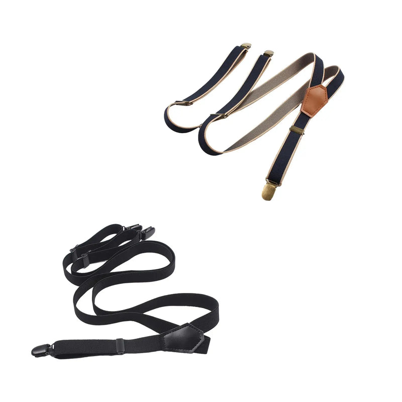 Suspenders for Men Belt Fashion Elastic Trouser Pants Braces with 3 Hooks for Formal Events Business Wedding Costume Pants