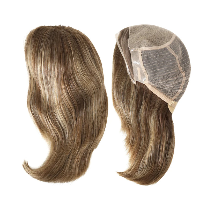 Alwayshair 100% European Virgin Hair Wig 6" 8"10" Injection Lace Lady Wig Silky Straight Short Human Hair French Lace Front Wigs