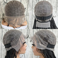 30 Inch Long Braided Synthetic Hair Full Lace Wig  Braided Wigs for Women High-Quality Braids in Black for Stylish Looks